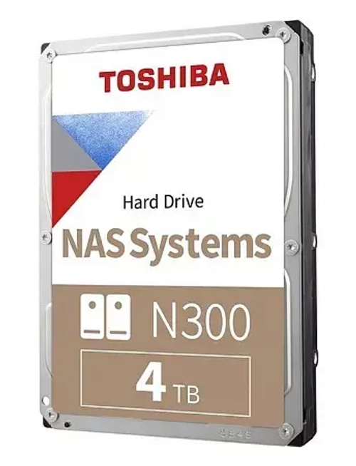 HDD NAS Toshiba N300 (3.5'' 4TB, 7200RPM, 256MB, SATA 6Gb/s), bulk