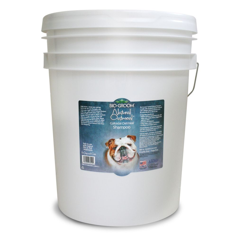 Bio-Groom Natural Oatmeal успокаивающий шампунь против зуда кошки/собаки (19 л)