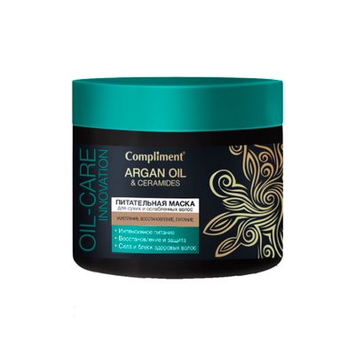 Compliment Питательная маска АRGAN OIL & CERAMIDES для сухих и ослабленных волос