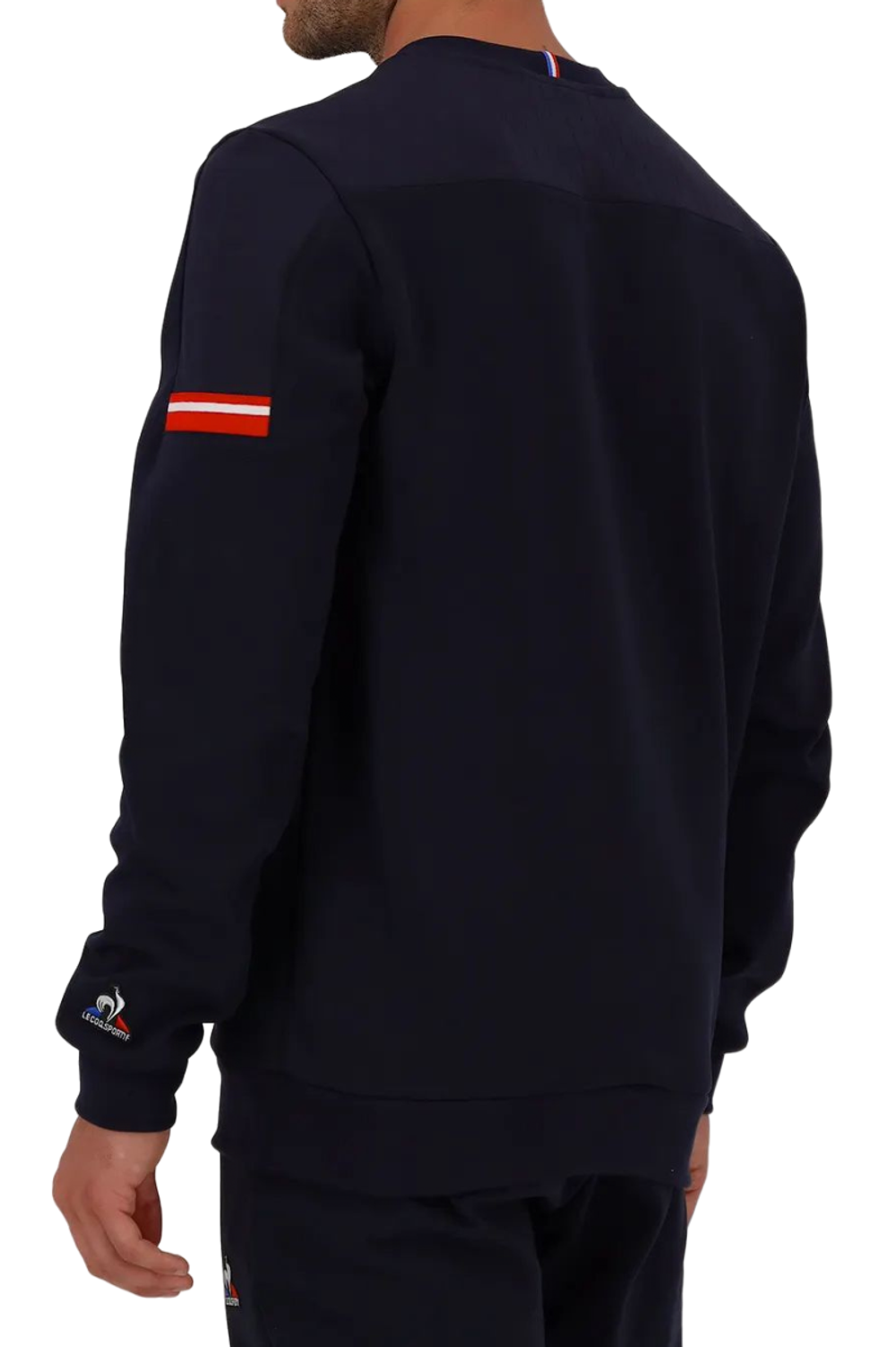 Мужская теннисная кофта Le Coq Heritage Crew Sweat No.1 FW22 - sky captain