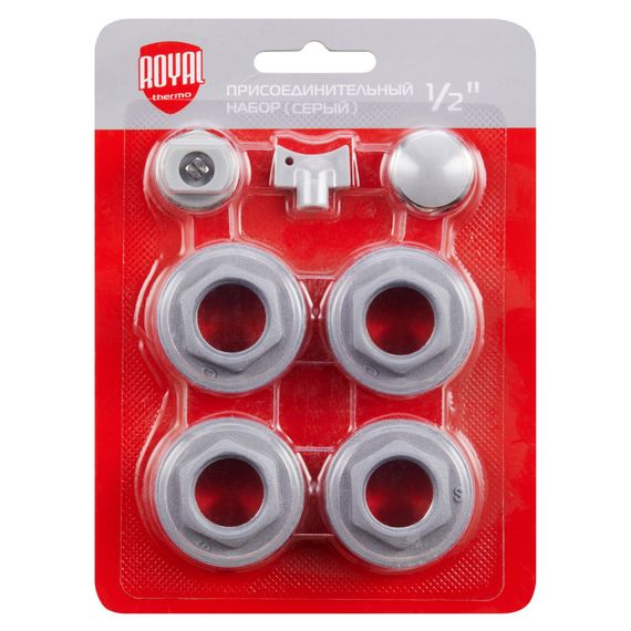 Набор присоединительный Royal Thermo 1/2&#39;&#39; silver — (1)