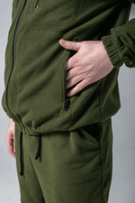 Флисовая кофта мужская комби