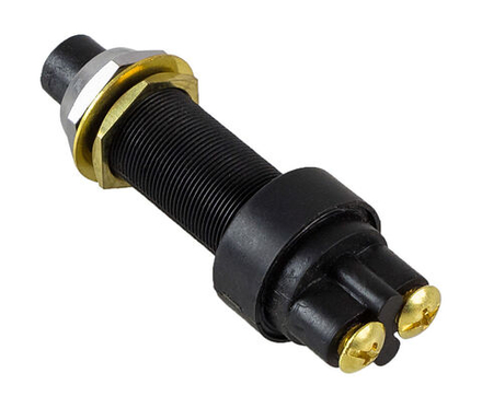 Кнопка без фиксации, НЗ, 12 В 15 А