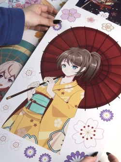 Наклейки аниме большой набор виниловых интерьерных стикеров