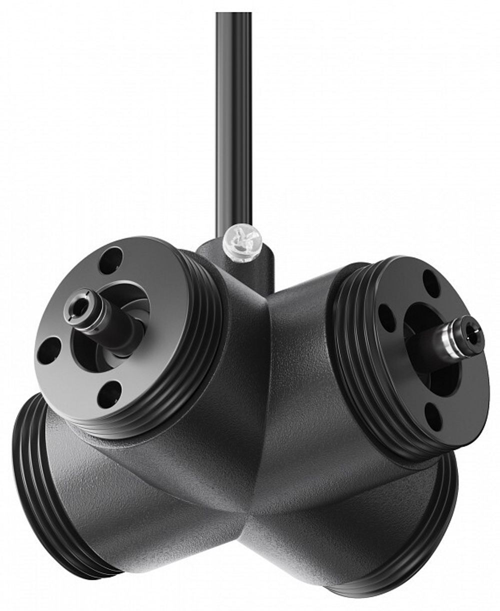 Токопровод X-образный центральный Maytoni  CA017TX-P-B