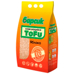 Наполнитель Барсик ToFu "Яблоко" комкующийся для кошачьего туалета 4,54 л (Тофу)