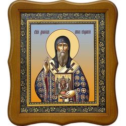 Дионисий, архиепископ Суздальский, святитель. Икона на холсте.