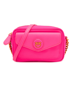 Кожаная сумка-мессенджер GATE CAMERA CASE RECYCLED NYLO Pinko - розовый(101513 A11Q)