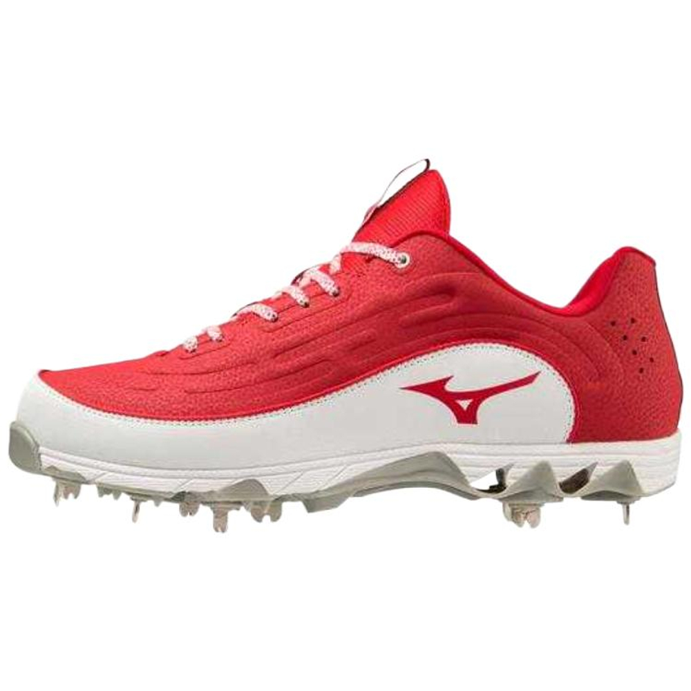 Mizuno Ambition 3 Low Top Upper Height Baseball Shoes Men"s Red