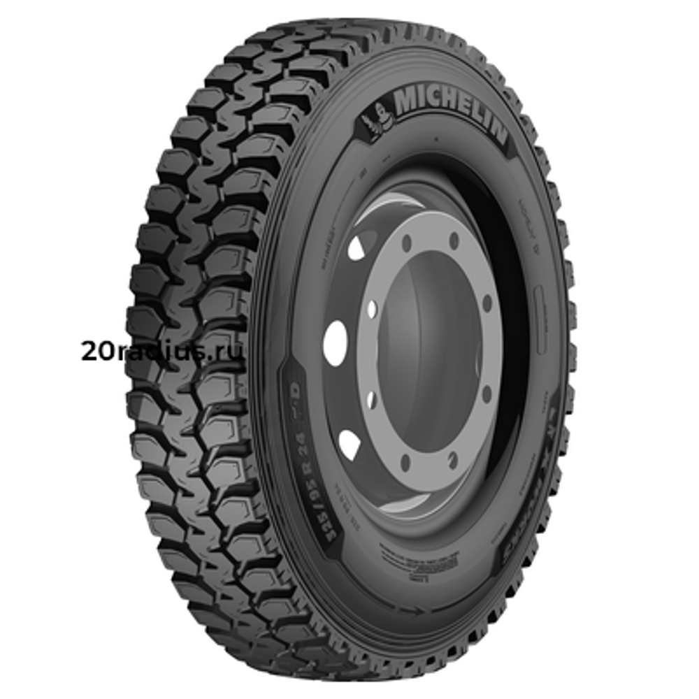 325/95R24 162/160K (164G) X Works D2 TL/TT M+S 3PMSF VG
