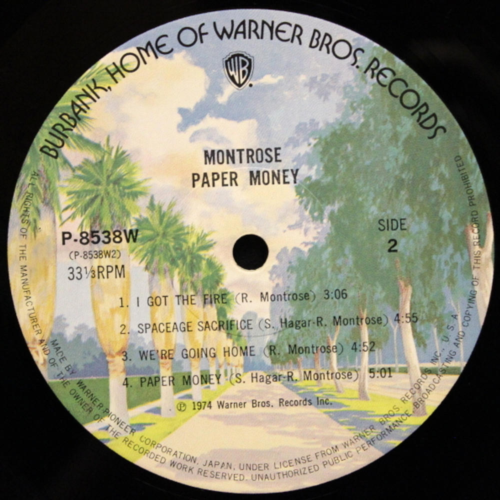 Montrose / Paper Money (LP)