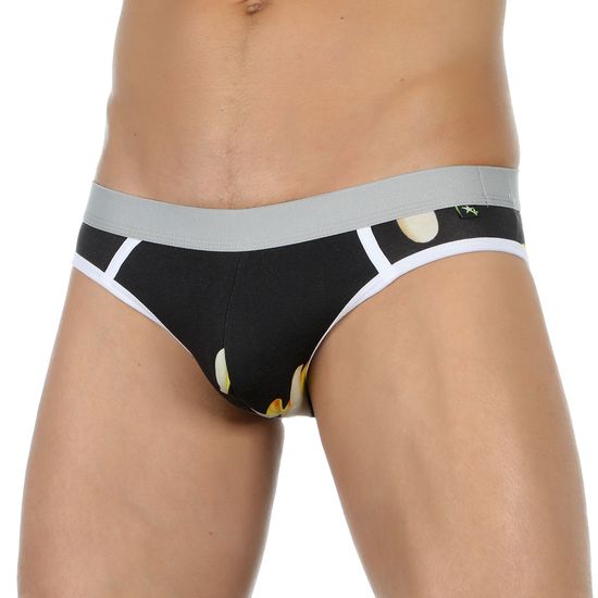 Мужские трусы джоки черные с принтом Van Baam39322