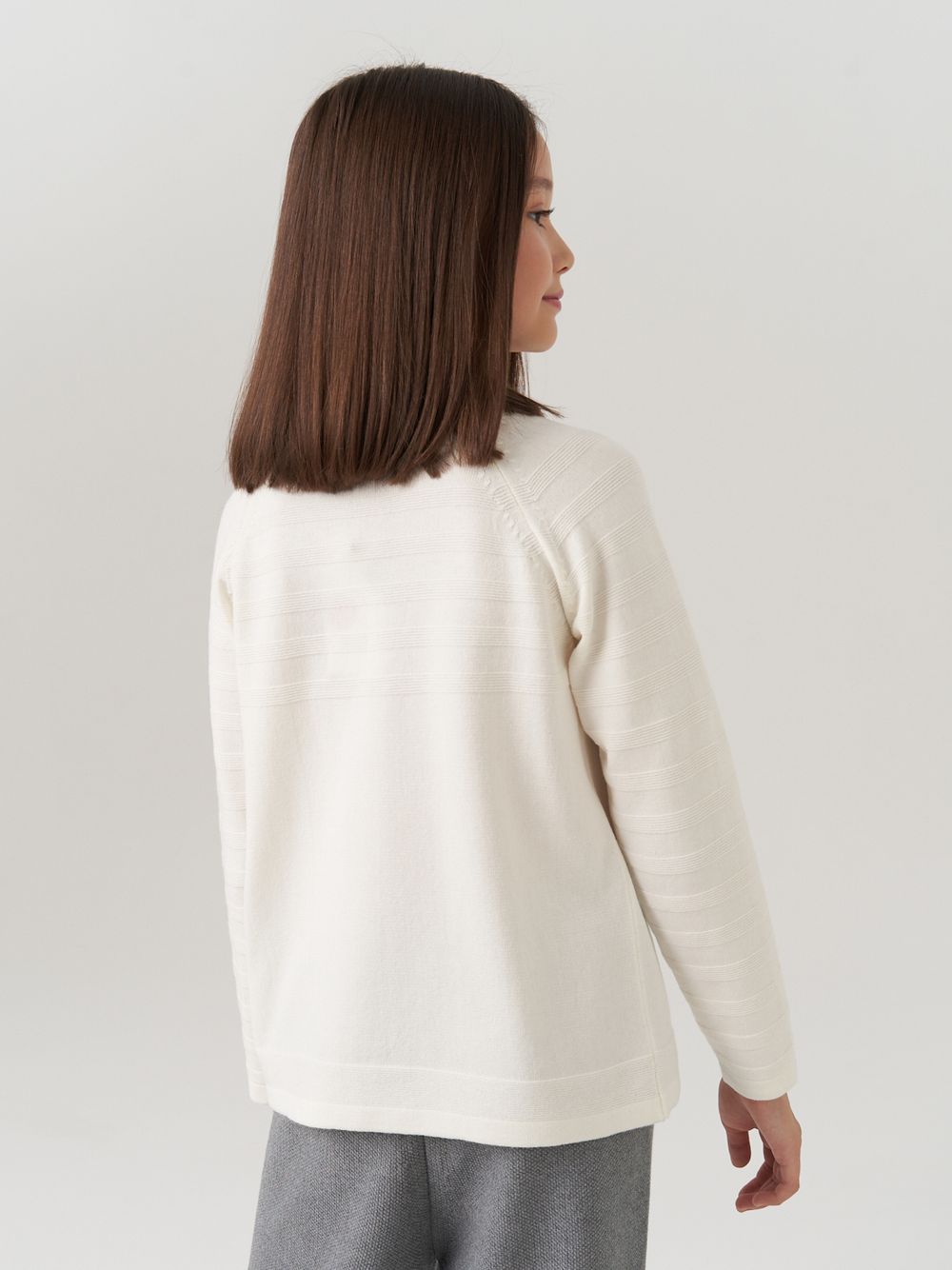 AT743 Джемпер для девочек молоко