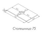 Столешница под раковину AQUATON Либерти 75