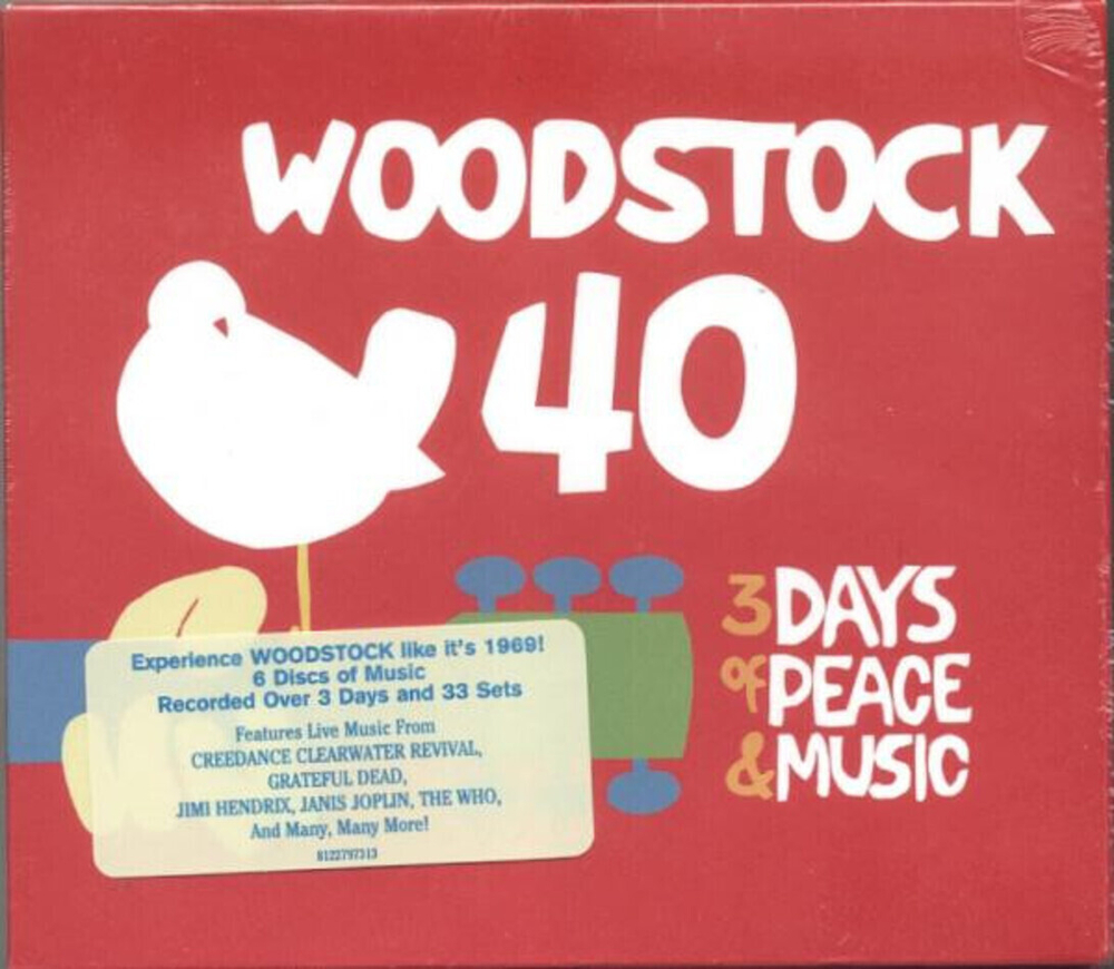 Сборник / Woodstock 40: 3 Days of Peace & Music (6CD)