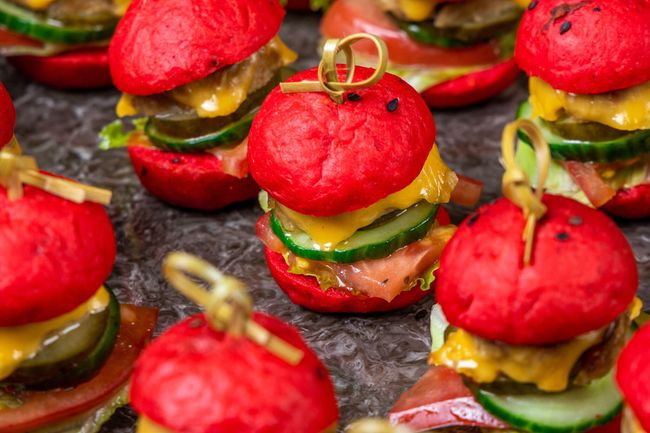 Сет нано бургеров со свининой, 30 шт.