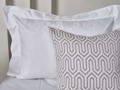 Постельное белье 2 спальное евро Сlaire&Caroll Lea белый жаккард