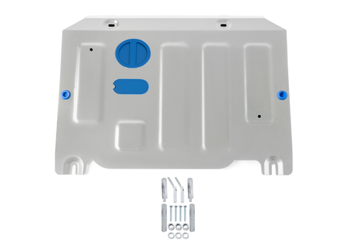 Защита картера Rival для Haval M6 РКПП FWD II поколение 2023-н.в., алюминий 3 мм, с крепежом, штампованная, 333.9432.1