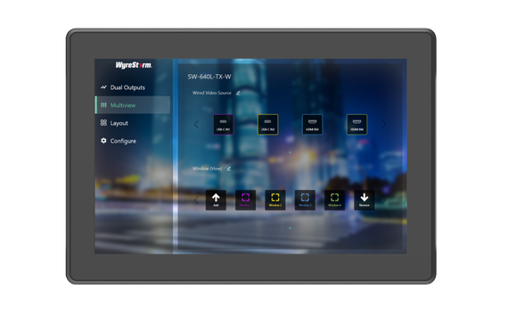Wyrestorm SYN-TOUCH10-V2 - сенсорная панель управления 10.1” по IP