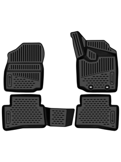 Коврики в салон для TOYOTA Raize 2019 -, Внедорожник 5 дв., правый руль, 4 шт. (полиуретан) ELEMENT3DAN1056210K
