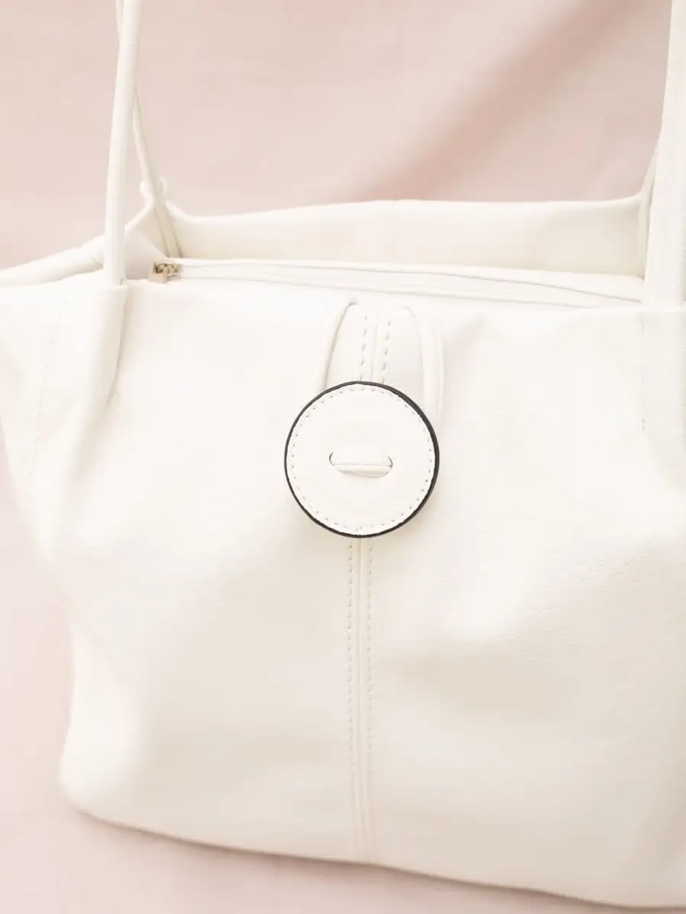 Сумка большая через плечо шоппер мешок