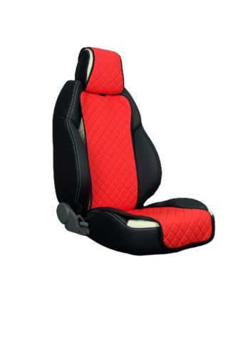 Экокожа Ромб - Модель №3 широкое сиденье и спинка (цена за пару)