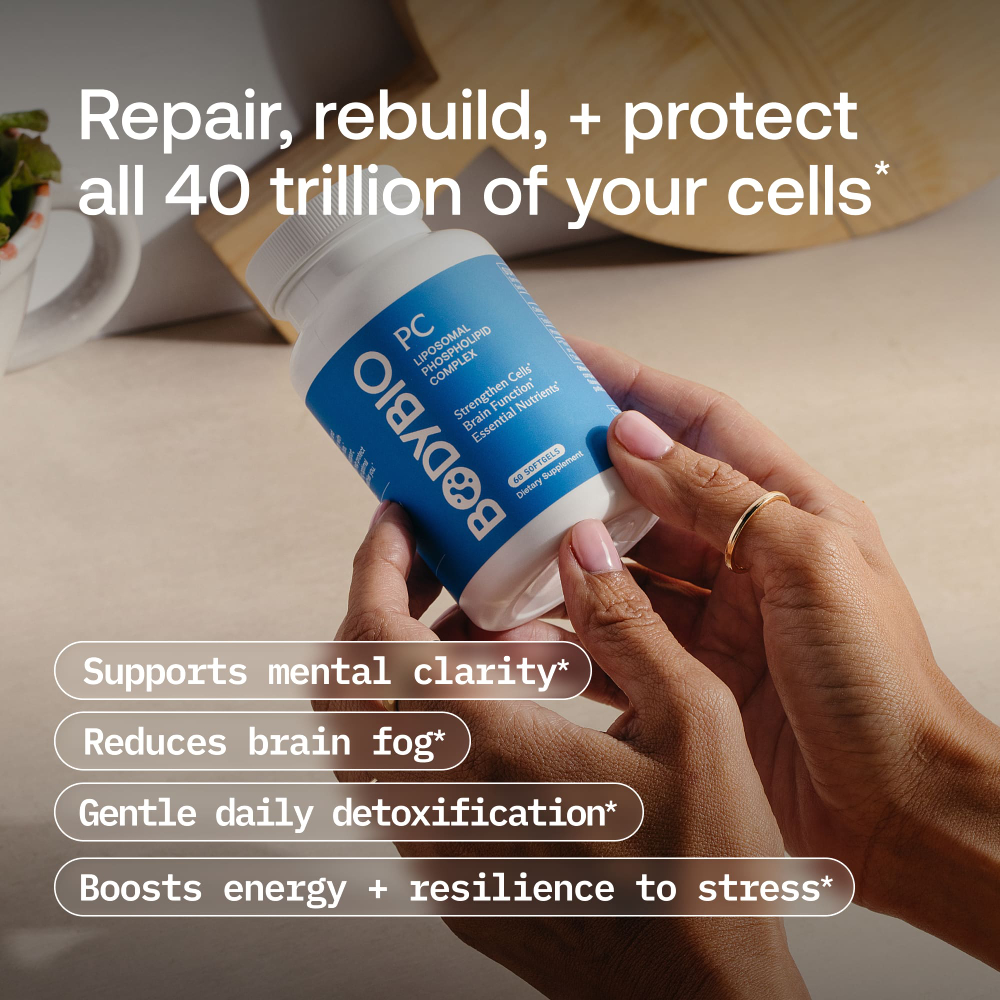BodyBio, ФК, липосомальный фосфолипидный комплекс, 60 капсул (650 мг в 1 капсуле)