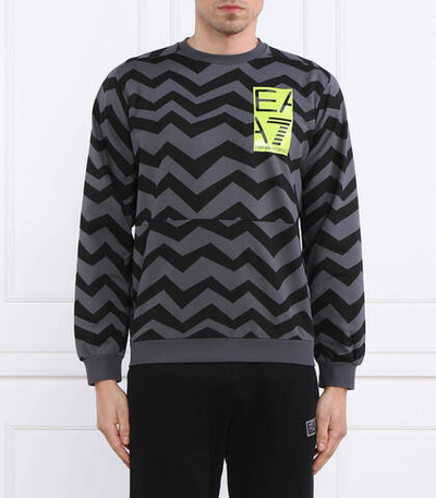 Худи EA7 - серый(3RPM54 PJ05Z)