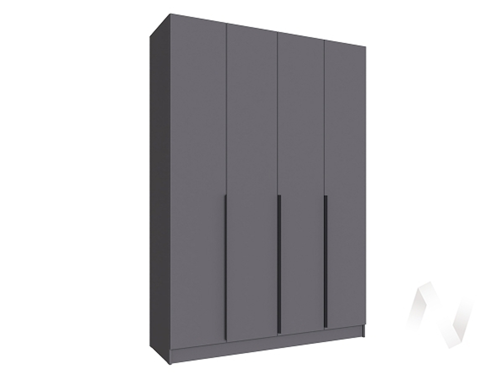 Шкаф Мадрид 1;6 без зеркала (графит серый)