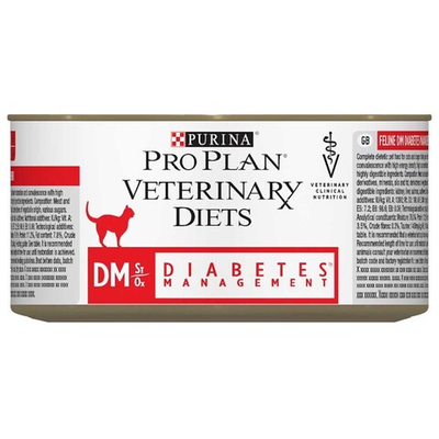 Pro Plan VET DM (курица) 195 г - диета консервы для кошек при диабете, Diabetes Management ST/OX