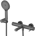 Смеситель CEZARES RELAX-VD-NOP для ванны и душа в комплекте с ручным душем, шлангом и держателем