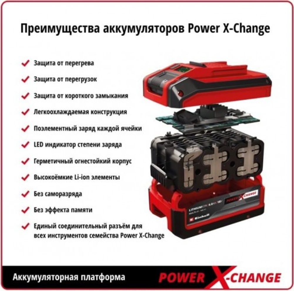 Газонокосилка аккумуляторная EINHELL PXC GE-CM 43 Li M Kit (2x4,0ah) 3413130