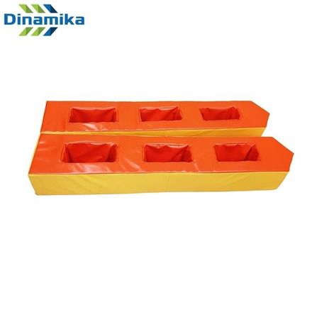 Лыжи для веселых эстафет детские (2 элемента)