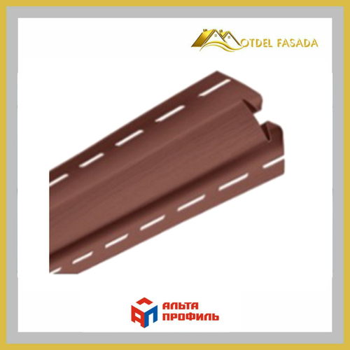 Планка внутренний угол Альта Профиль Blockhouse Т-13 Красно-коричневый 3м
