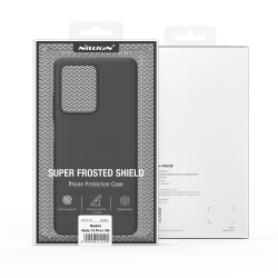 Тонкий жесткий чехол от Nillkin для смартфон Xiaomi Redmi Note 12 Pro+ 5G, серия Super Frosted Shield