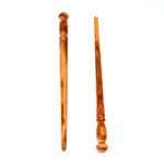 Деревянные заколки-шпильки для волос из вишни, набор из двух штук H1