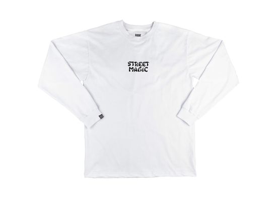 Лонгслив HOOK Уличная магия 3.0 белый