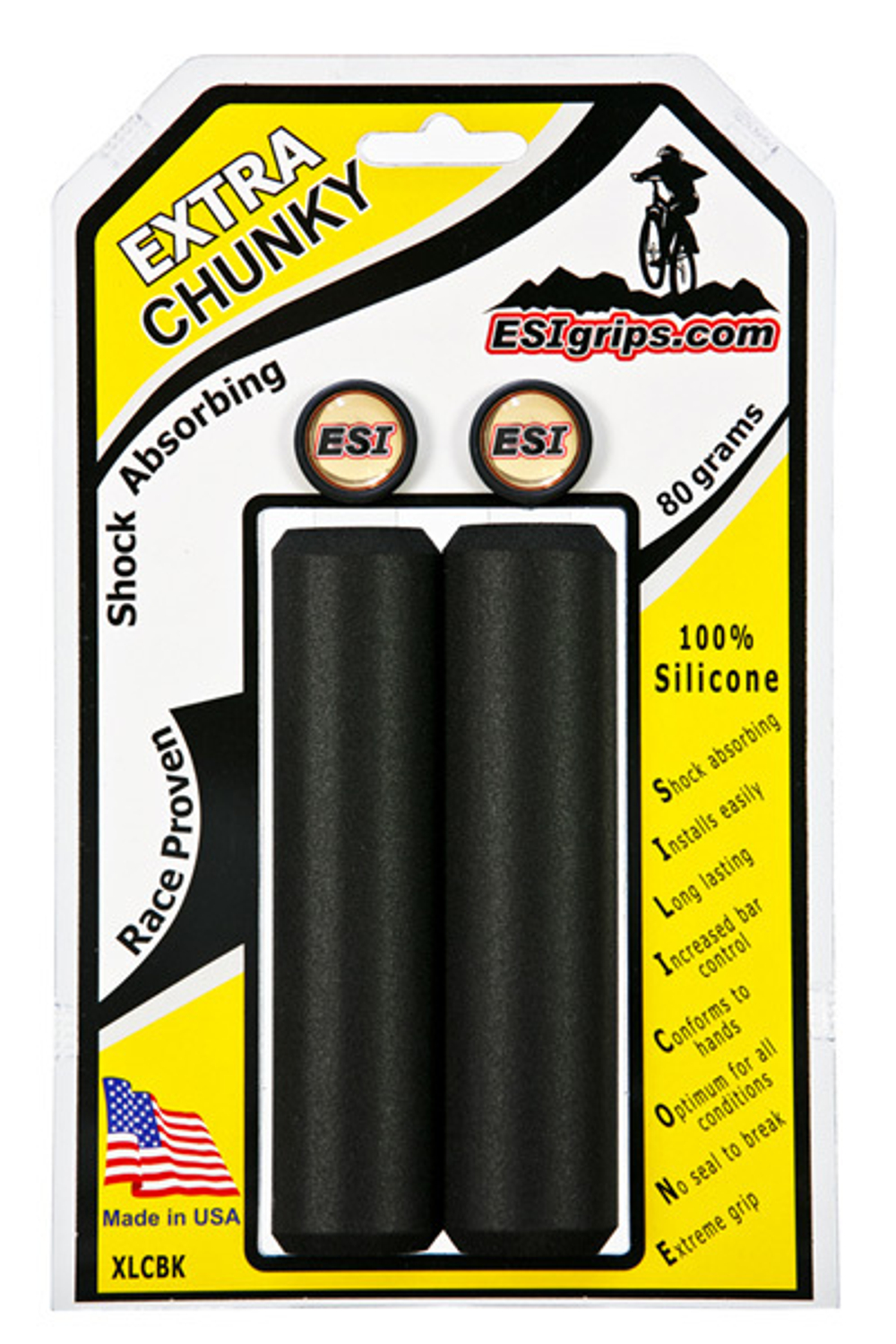 Грипсы ESI Extra Chunky, Black XLCBK