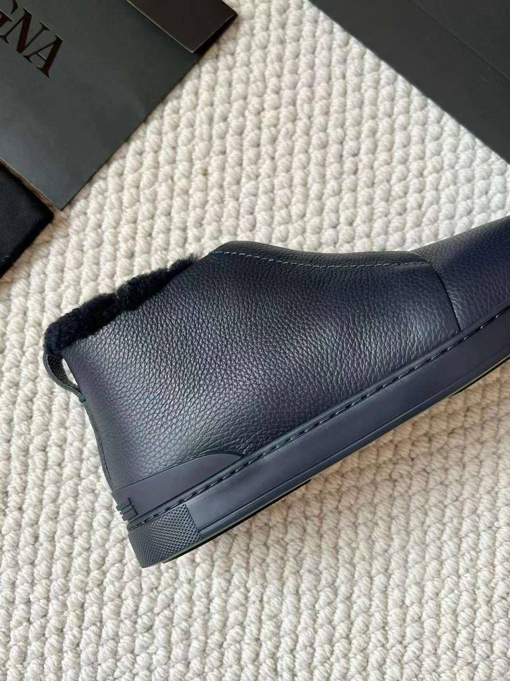 Высокие кеды Zegna