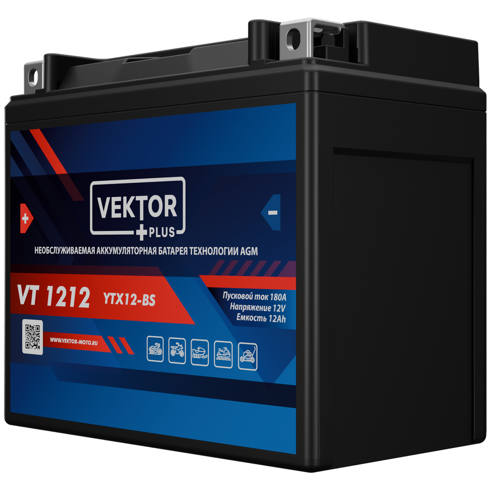 VEKTOR VT 1212 аккумулятор
