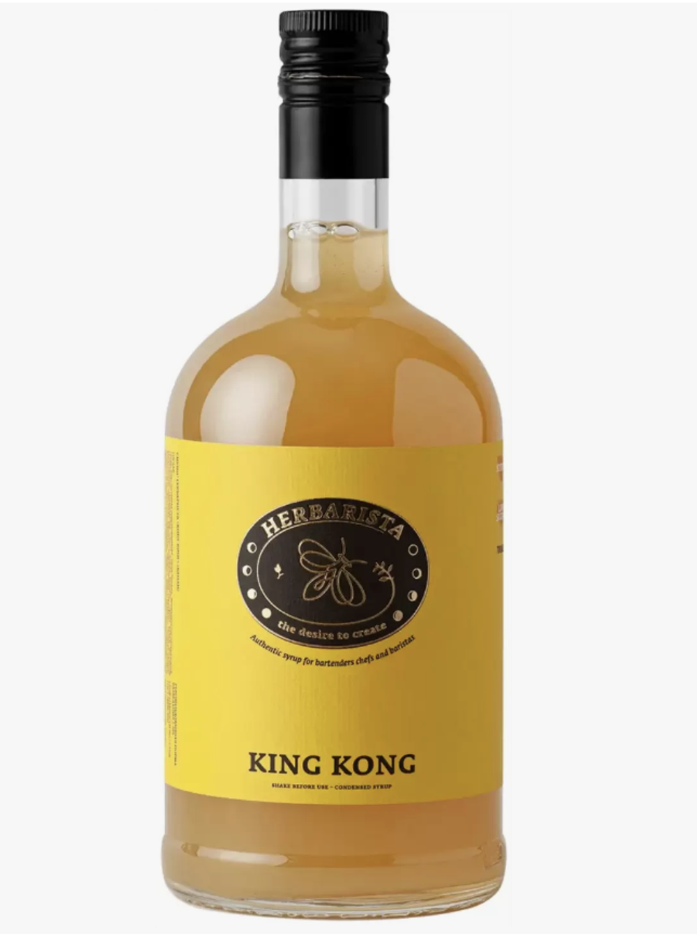 Сироп для кофе и коктейлей Herbarista King Kong Банановый сок с мякотью, 700 мл