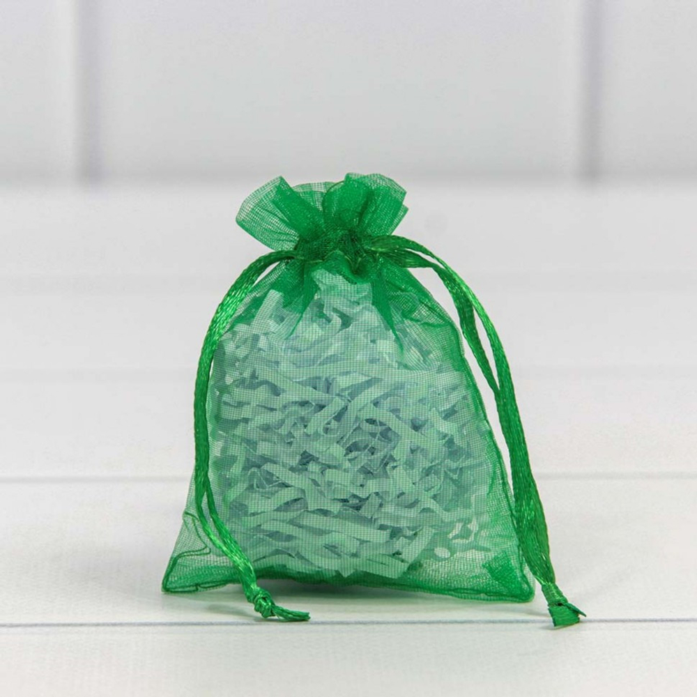 Мешочек 7х9см Органза (Зеленый)