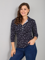 Блузка БЛ-015/синийгорох