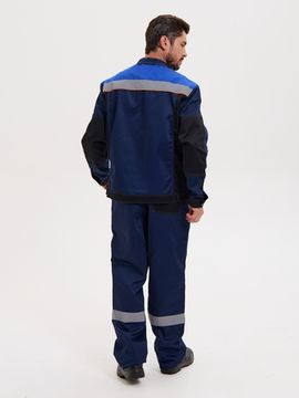 Костюм "Модуль" полукомбинезон (синий/василек/черный)