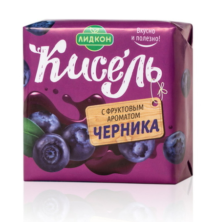 Кисель Черника 220г. Лидкон