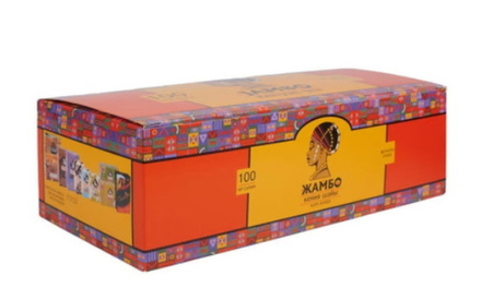 Чай черный "Жамбо" Кения 100 пакетиков Казахстан