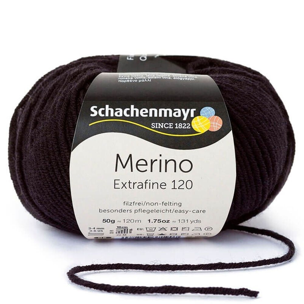 Пряжа Schachenmayr Merino Extrafine 120 (00199)