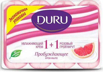 DURU 1+1 т/м,увл.крем,Грейпфрут  (80г*4)