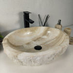 Раковина из оникса Erozy White EO-64309 52*43*15 0213