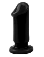 Черная анальная пробка Anal Trainer S - 9 см. (Цвет: черный)
